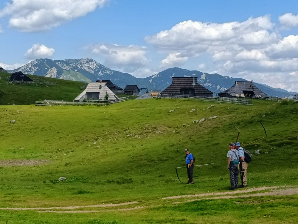 Velika Planina ve Slovinsku
