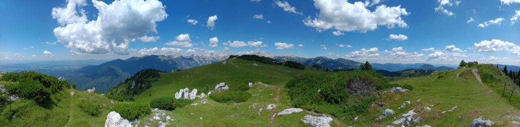 Veliká Planina - výhled z Gradišce