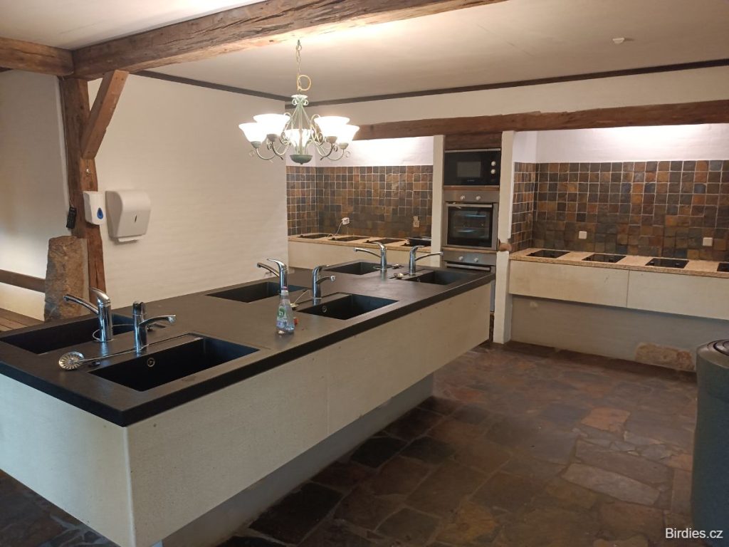 kemp Hvidbjerg Strand Feriepark - jedna z kuchyní