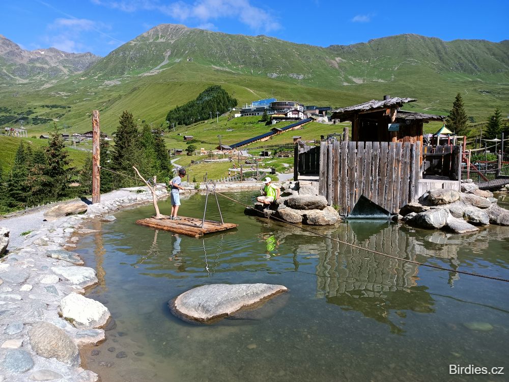 Serfaus - hřiště Murmliwasser