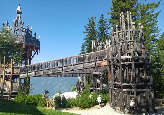 Fichtenschloss v Zillertalu