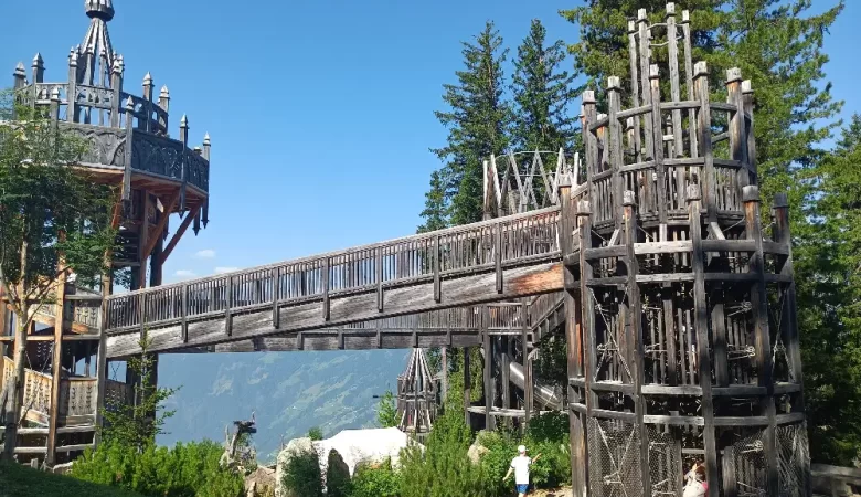 Fichtenschloss v Zillertalu