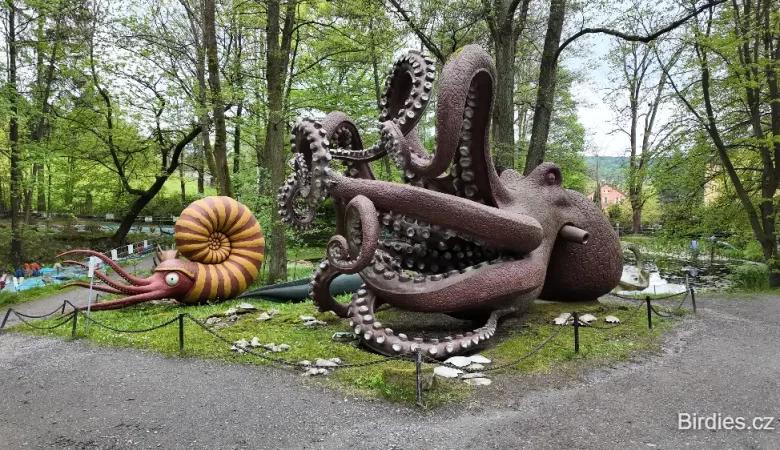 Urzeitpark - obří chobotnice